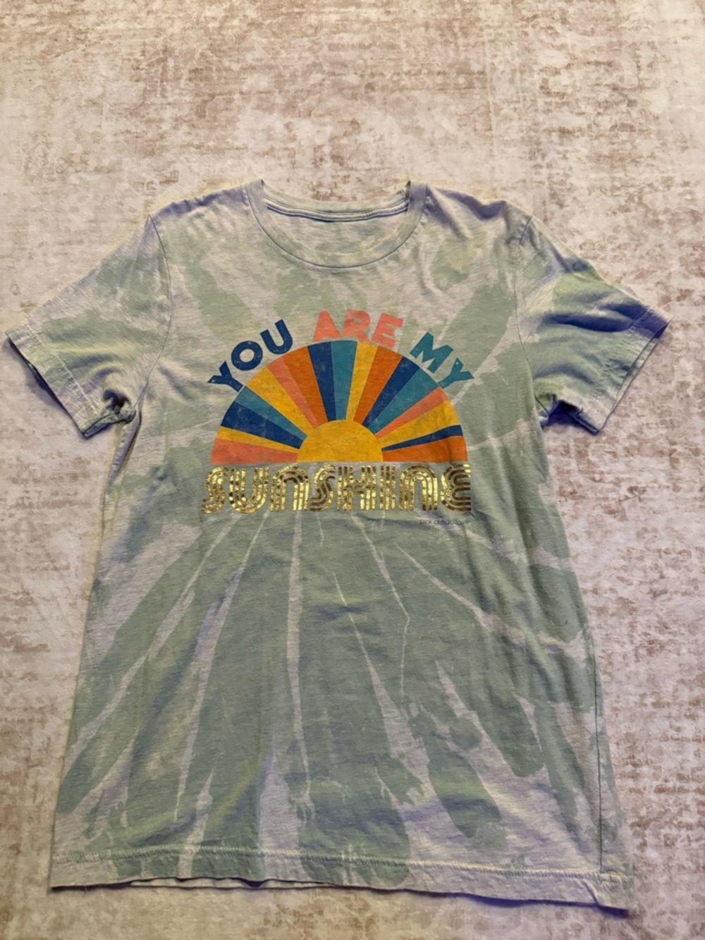 You Are My Sunshine Graphic Tee - Light Green